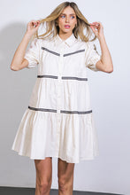Load image into Gallery viewer, A WOW MOMENT WOVEN MINI DRESS
