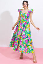 Load image into Gallery viewer, LOVE HAZE WOVEN MIDI DRESS
