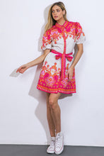 Load image into Gallery viewer, ATTENTION SEEKER WOVEN MINI DRESS
