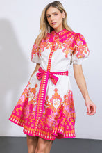 Load image into Gallery viewer, ATTENTION SEEKER WOVEN MINI DRESS
