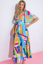 Load image into Gallery viewer, STILL IN TO YOU WOVEN MIDI DRESS
