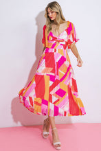 Load image into Gallery viewer, STILL IN TO YOU WOVEN MIDI DRESS
