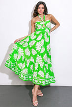 Load image into Gallery viewer, CAUSE A SCENE WOVEN MIDI DRESS

