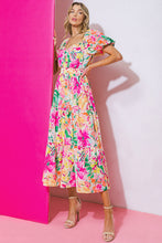 Load image into Gallery viewer, IT STARTS NOW WOVEN MIDI DRESS
