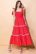 Load image into Gallery viewer, BETTER THAN EVER POPLIN MIDI DRESS
