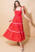 Load image into Gallery viewer, BETTER THAN EVER POPLIN MIDI DRESS
