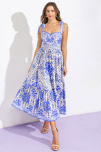 Load image into Gallery viewer, FINDING MY PEACE WOVEN MIDI DRESS
