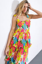 Load image into Gallery viewer, VISIONS FROM THE MEADOW WOVEN MIDI DRESS
