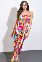 Load image into Gallery viewer, I'VE SEEN IT ALL WOVEN MIDI DRESS
