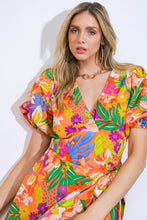 Load image into Gallery viewer, GARDEN OF LIFE WOVEN MIDI DRESS
