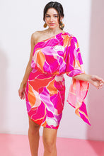 Load image into Gallery viewer, DESERT EXPRESS WOVEN SATIN MINI DRESS
