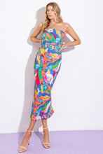 Load image into Gallery viewer, SEEKING SUN PONTI MIDI DRESS
