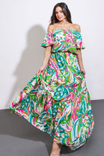 Load image into Gallery viewer, BRING GOOD ENERGY WOVEN MAXI SKIRT
