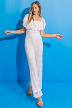 Load image into Gallery viewer, FATE INTERVENES WOVEN LACE JUMPSUIT
