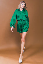 Load image into Gallery viewer, CELEBRATION TIME WOVEN SATIN ROMPER
