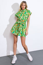 Load image into Gallery viewer, I CAN TAKE YOU THERE WOVEN ROMPER
