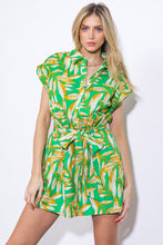 Load image into Gallery viewer, I CAN TAKE YOU THERE WOVEN ROMPER
