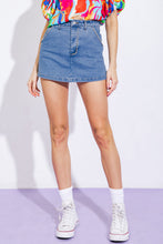 Load image into Gallery viewer, SUNNY ROMANCE DENIM SKORT
