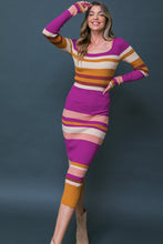 Load image into Gallery viewer, EVENING OF ELEGANCE SWEATER MIDI DRESS
