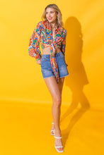 Load image into Gallery viewer, MY HAPPY PLACE WOVEN TOP
