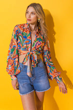 Load image into Gallery viewer, MY HAPPY PLACE WOVEN TOP

