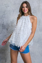 Load image into Gallery viewer, UPDATED CHIC MESH APPLIQUE TOP
