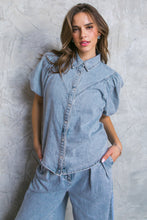 Load image into Gallery viewer, BE MY BABY ACID WASHED TOP
