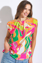 Load image into Gallery viewer, SEND A POSTCARD WOVEN TOP
