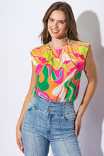 Load image into Gallery viewer, SEND A POSTCARD WOVEN TOP
