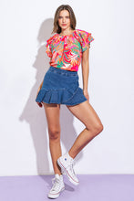 Load image into Gallery viewer, ON MY MIND RED WOVEN TOP
