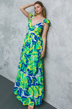 Load image into Gallery viewer, KEEP LOOKING FLORAL WOVEN MAXI DRESS
