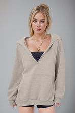 Load image into Gallery viewer, Basic Bae Air Scuba Kangaroo Pocket Long Sleeve Hoodie
