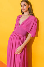 Load image into Gallery viewer, YOU FOUND MY HEART WOVEN MAXI DRESS
