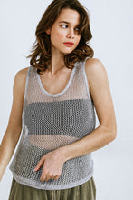 Load image into Gallery viewer, LOST IN THE WAVES WOVEN TANK TOP
