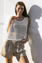Load image into Gallery viewer, LOST IN THE WAVES WOVEN TANK TOP
