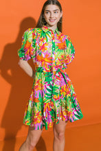 Load image into Gallery viewer, EVERYTHING TO ME FLORAL POPLIN MINI DRESS
