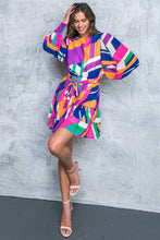 Load image into Gallery viewer, WHISPERS IN THE WIND WOVEN MINI DRESS
