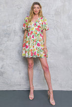 Load image into Gallery viewer, FREE ME TODAY FLORAL WOVEN MINI DRESS
