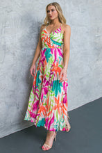 Load image into Gallery viewer, SEE THE CITY FLORAL WOVEN MIDI DRESS
