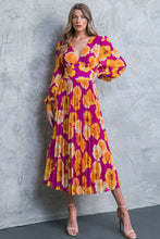 Load image into Gallery viewer, LOOK AT HER FLORAL WOVEN MIDI DRESS
