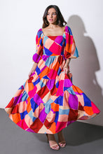 Load image into Gallery viewer, PULLING HEARTSTRINGS WOVEN MIDI DRESS
