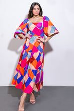 Load image into Gallery viewer, PULLING HEARTSTRINGS WOVEN MIDI DRESS
