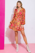 Load image into Gallery viewer, AROUND THE TIME WOVEN MINI DRESS

