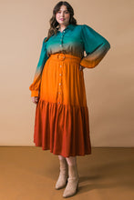 Load image into Gallery viewer, SHOW STOPPER WOVEN MIDI DRESS
