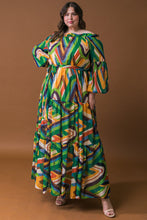 Load image into Gallery viewer, TIME ROLLS BY WOVEN MAXI DRESS

