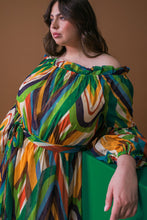 Load image into Gallery viewer, TIME ROLLS BY WOVEN MAXI DRESS
