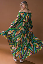 Load image into Gallery viewer, TIME ROLLS BY WOVEN MAXI DRESS

