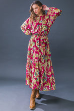 Load image into Gallery viewer, FLORALLY CHIC WOVEN MIDI DRESS
