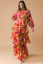 Load image into Gallery viewer, WINDING AUTUMN WOVEN MAXI DRESS

