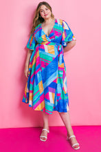 Load image into Gallery viewer, PRACTICING LOVE WOVEN MIDI DRESS
